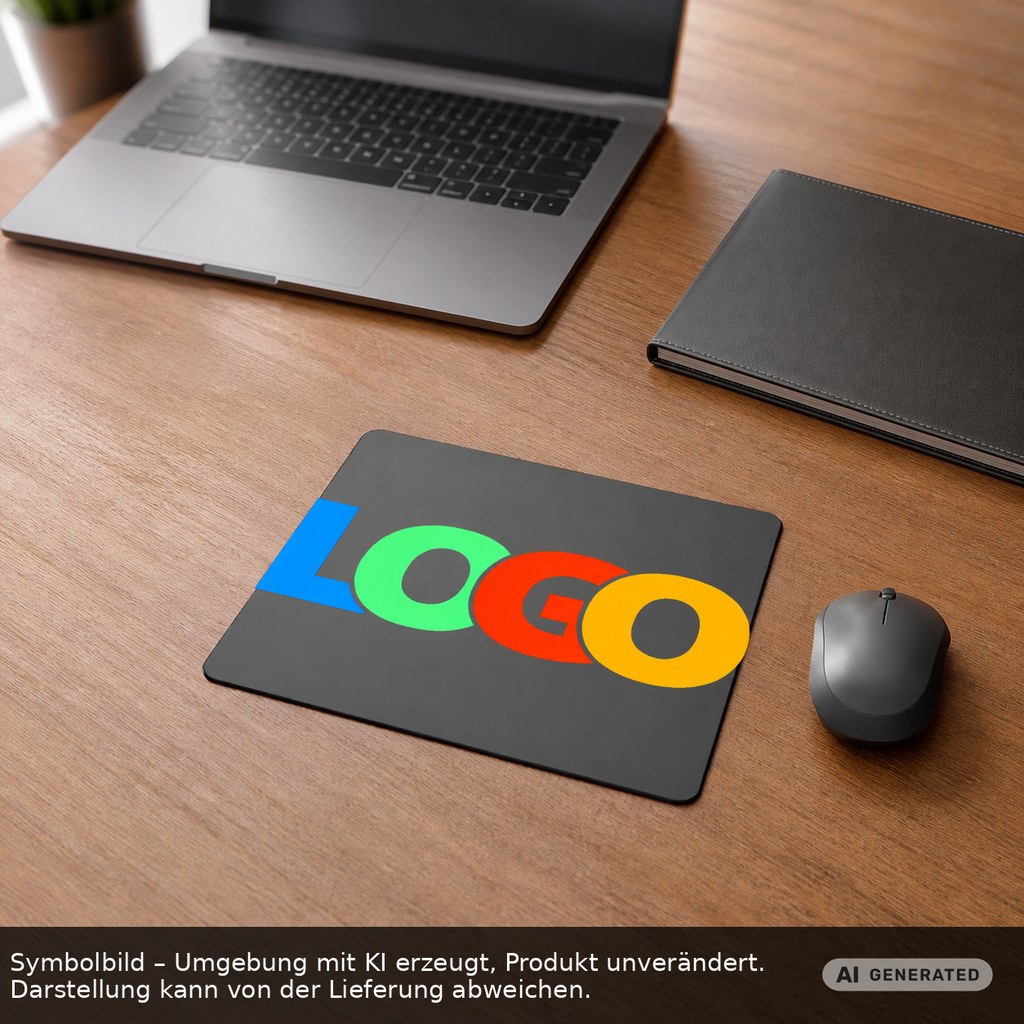Mouse-Pad "Omega" als Werbeartikel mit Logo bedrucken