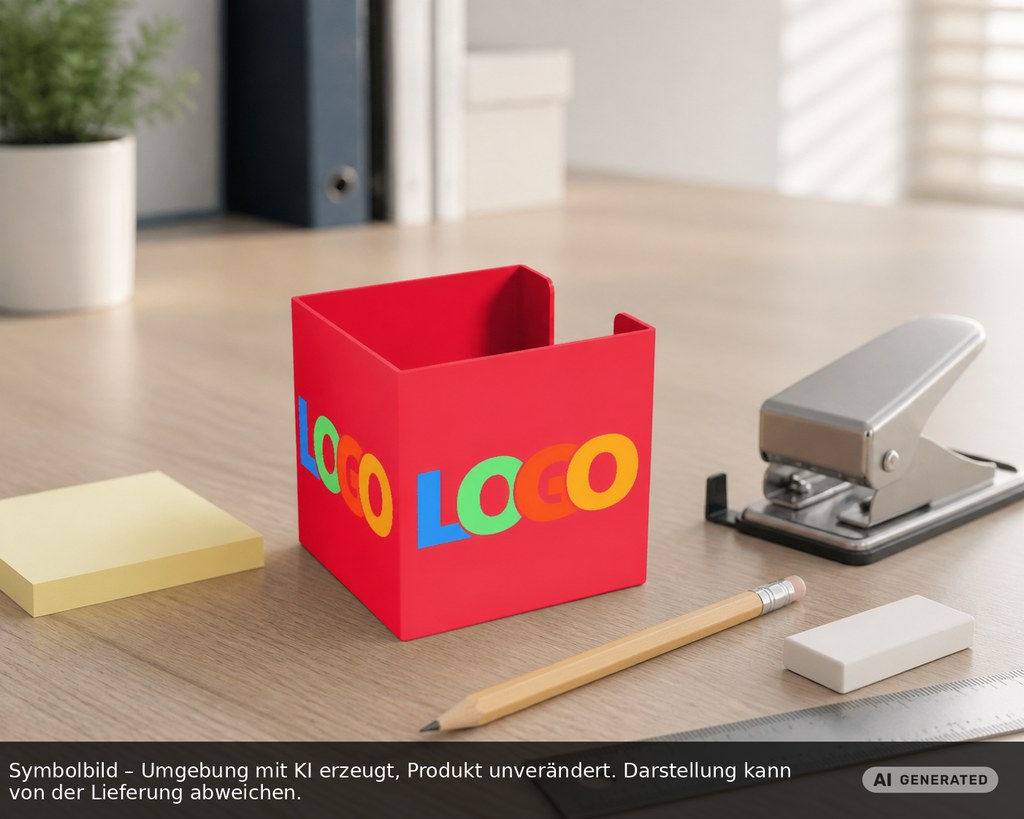 Zettelbox "Alpha" als Werbeartikel mit Logo bedrucken