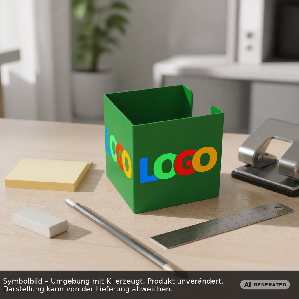 Zettelbox "Alpha" als Werbeartikel mit Logo bedrucken