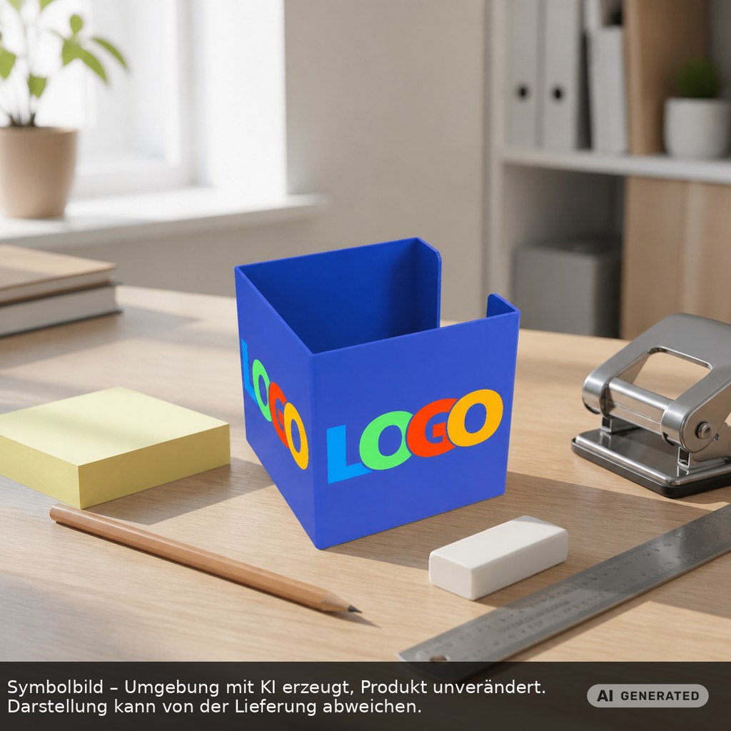 Zettelbox "Alpha" als Werbeartikel mit Logo bedrucken