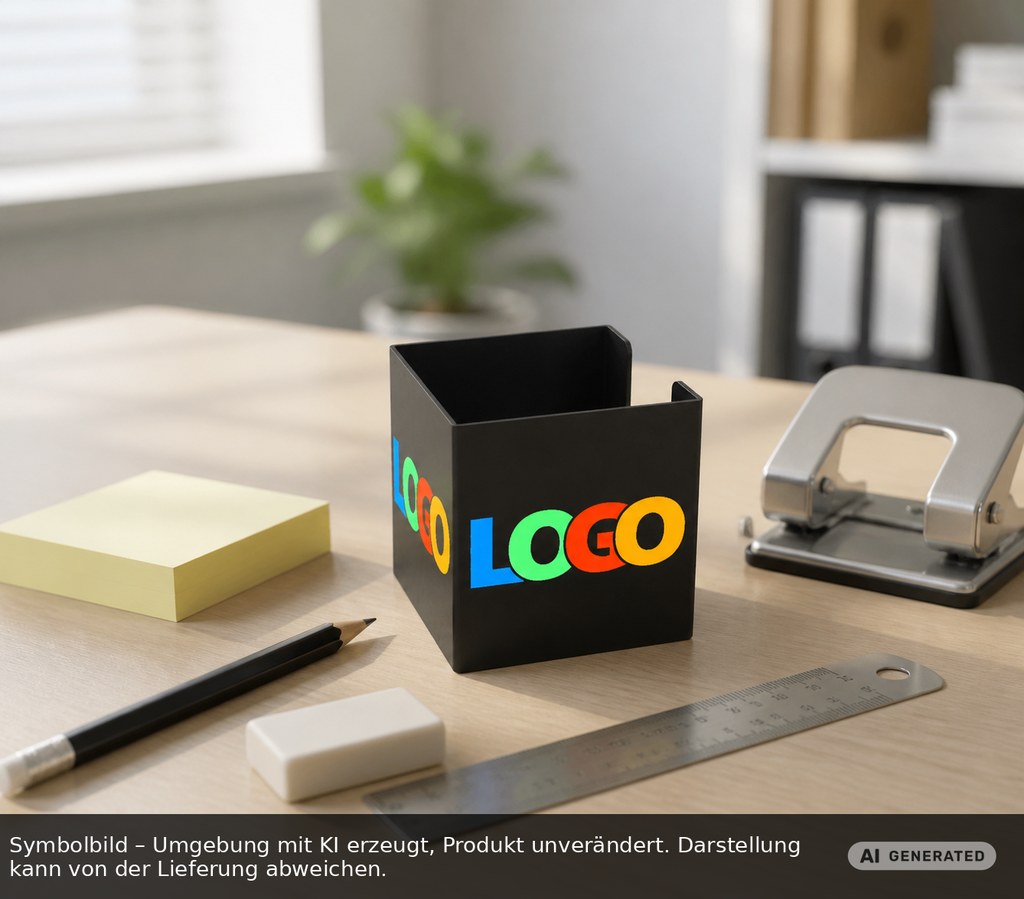 Zettelbox "Alpha" als Werbeartikel mit Logo bedrucken