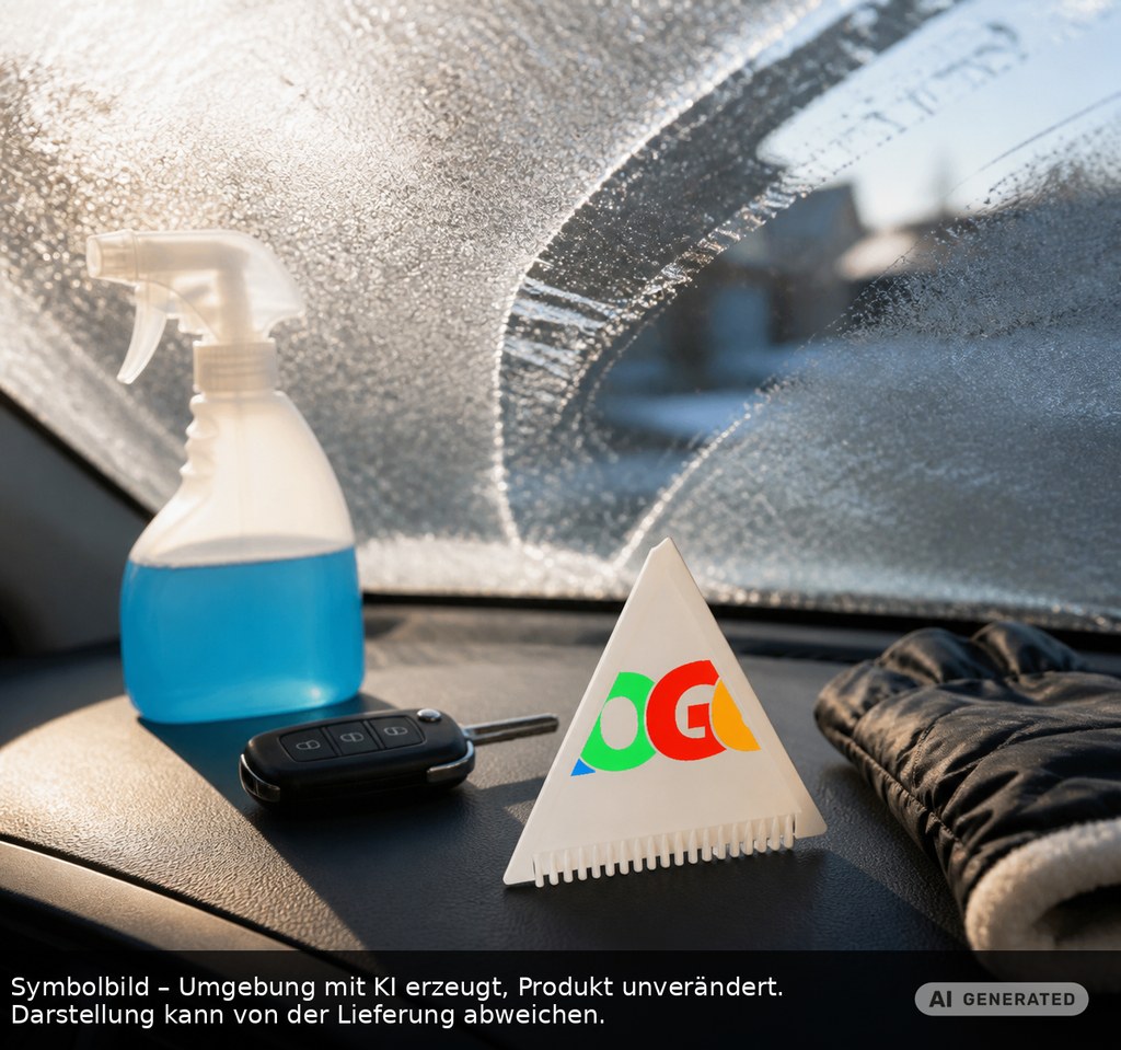 Eiskratzer "Lambda" als Werbeartikel mit Logo bedrucken