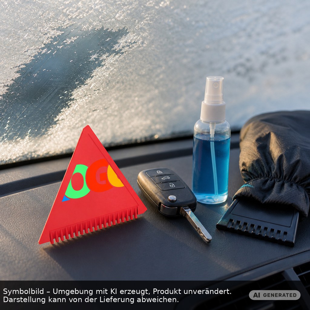 Eiskratzer "Lambda" als Werbeartikel mit Logo bedrucken