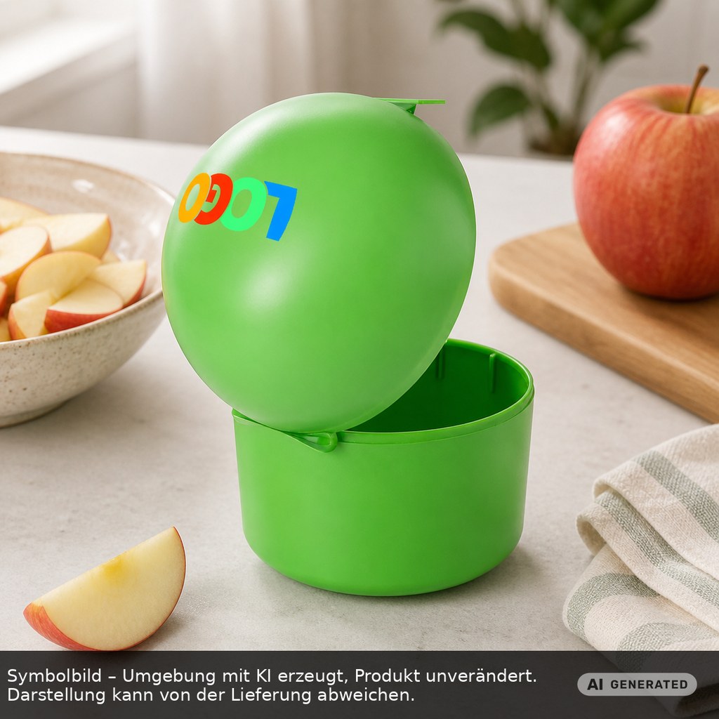 Obstdose als Werbeartikel mit Logo bedrucken