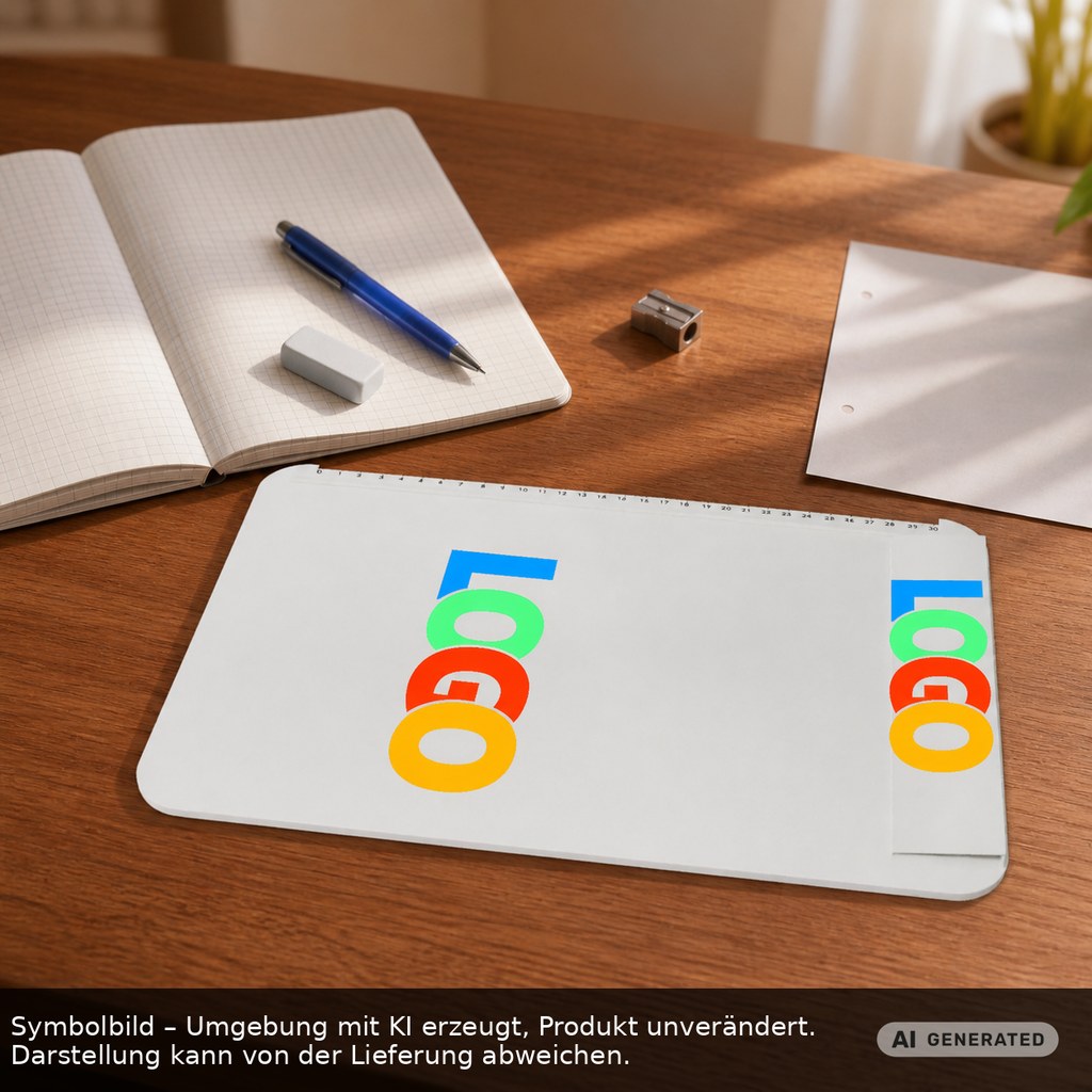 Klemmbrett DIN A4 "Alpha" als Werbeartikel mit Logo bedrucken