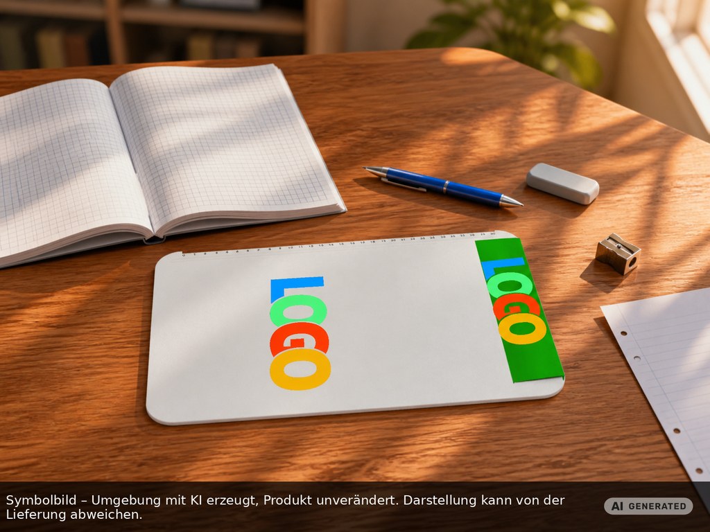 Klemmbrett DIN A4 "Alpha" als Werbeartikel mit Logo bedrucken