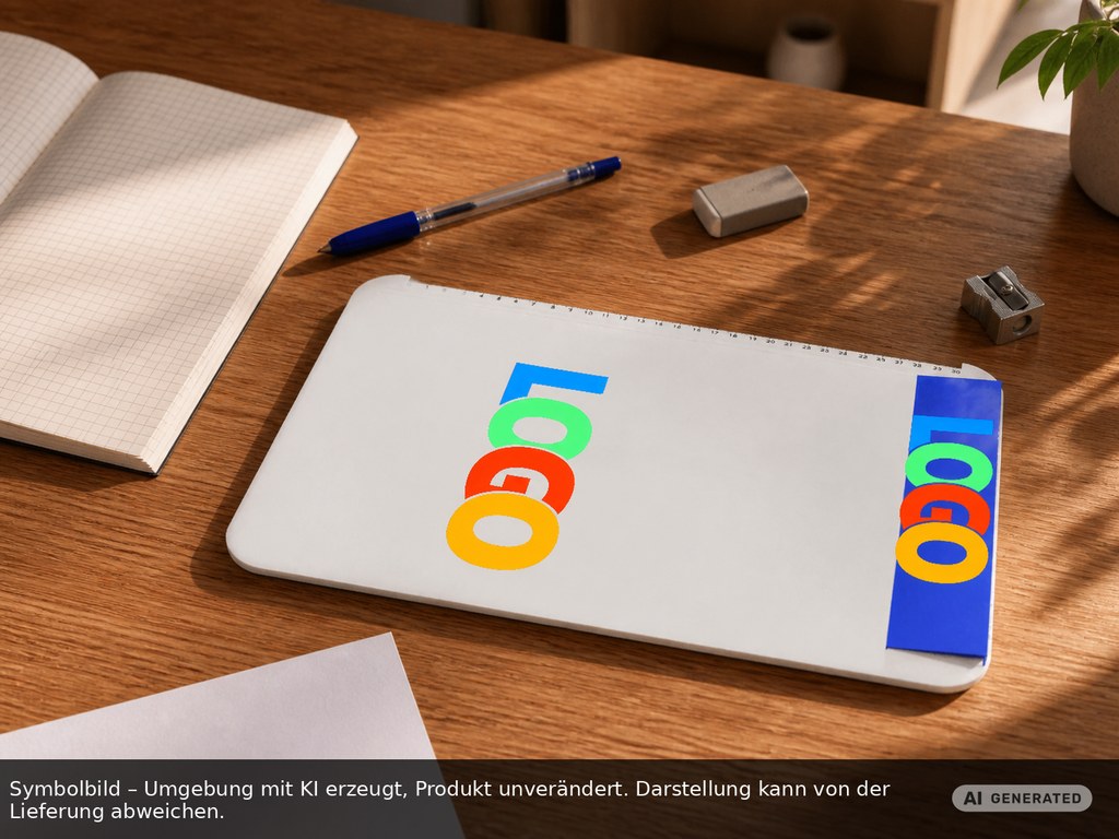 Klemmbrett DIN A4 "Alpha" als Werbeartikel mit Logo bedrucken