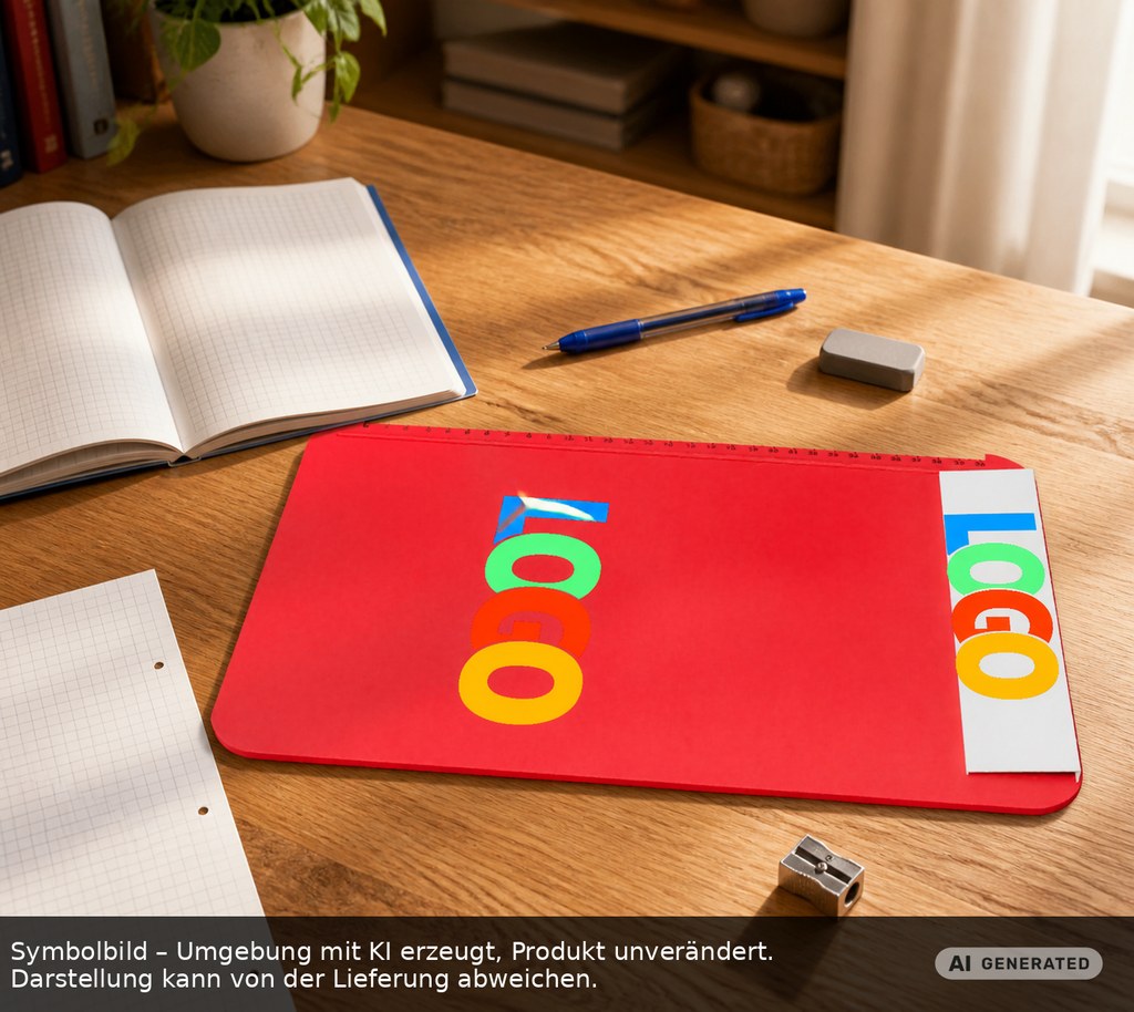 Klemmbrett DIN A4 "Alpha" als Werbeartikel mit Logo bedrucken