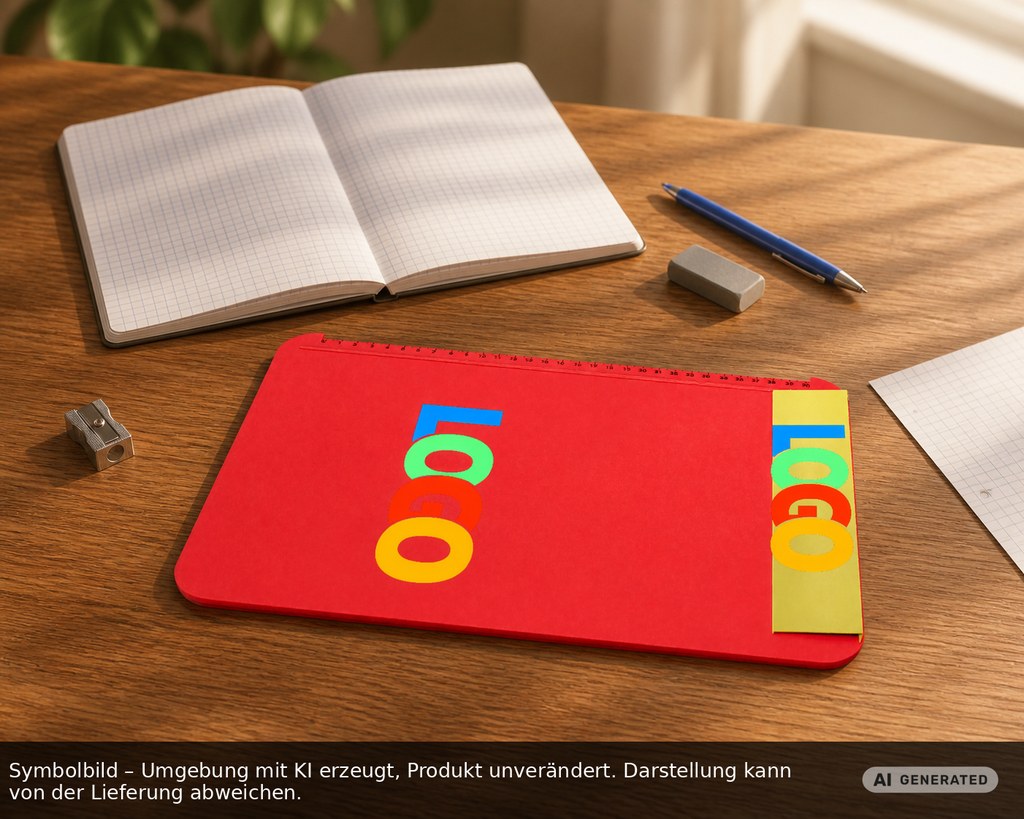 Klemmbrett DIN A4 "Alpha" als Werbeartikel mit Logo bedrucken