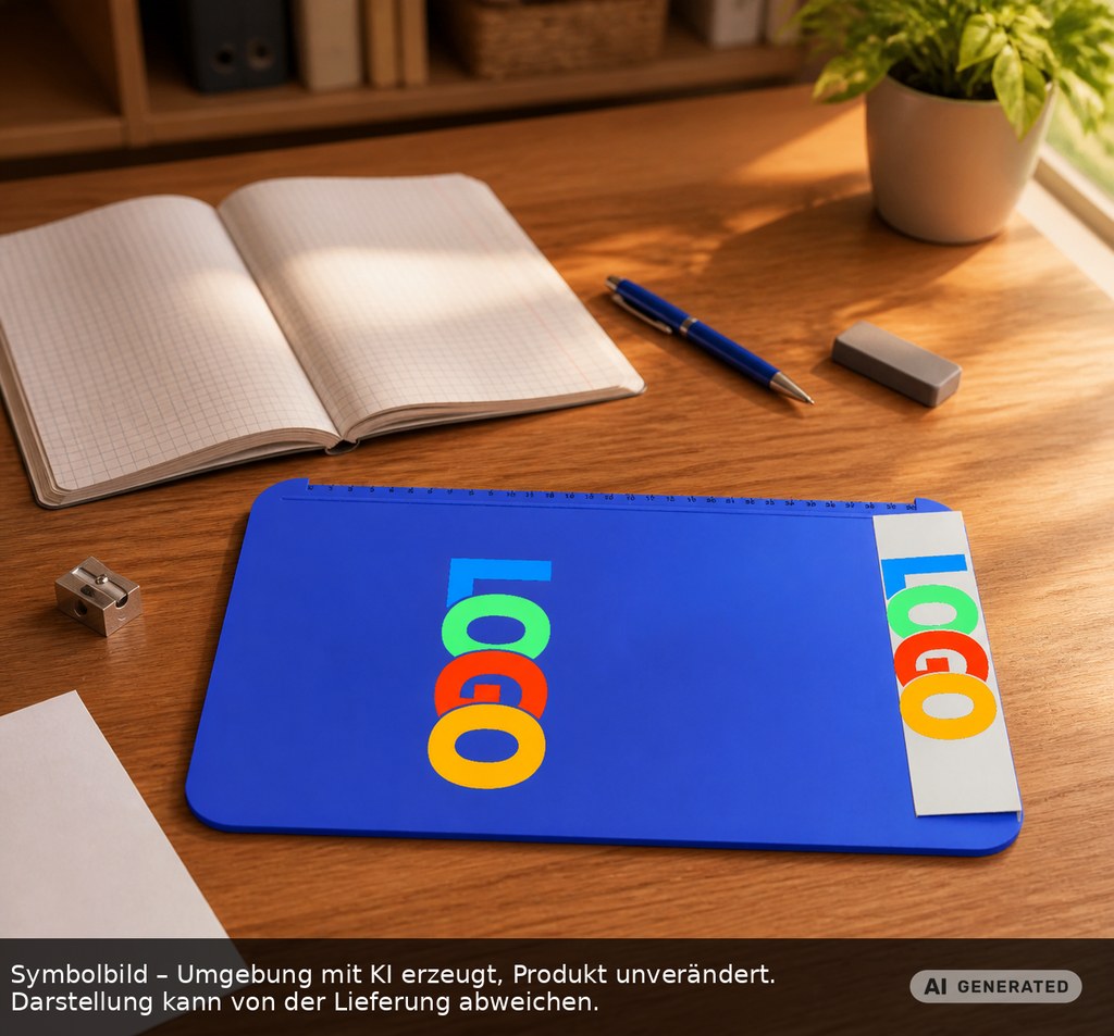 Klemmbrett DIN A4 "Alpha" als Werbeartikel mit Logo bedrucken