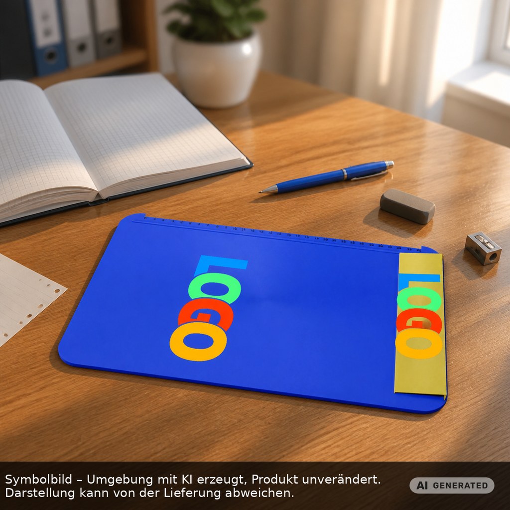 Klemmbrett DIN A4 "Alpha" als Werbeartikel mit Logo bedrucken