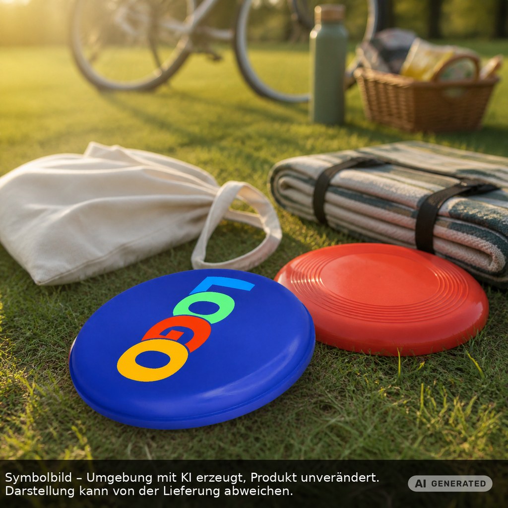 Wurfscheibe Recycling "Jupiter" als Werbeartikel mit Logo bedrucken