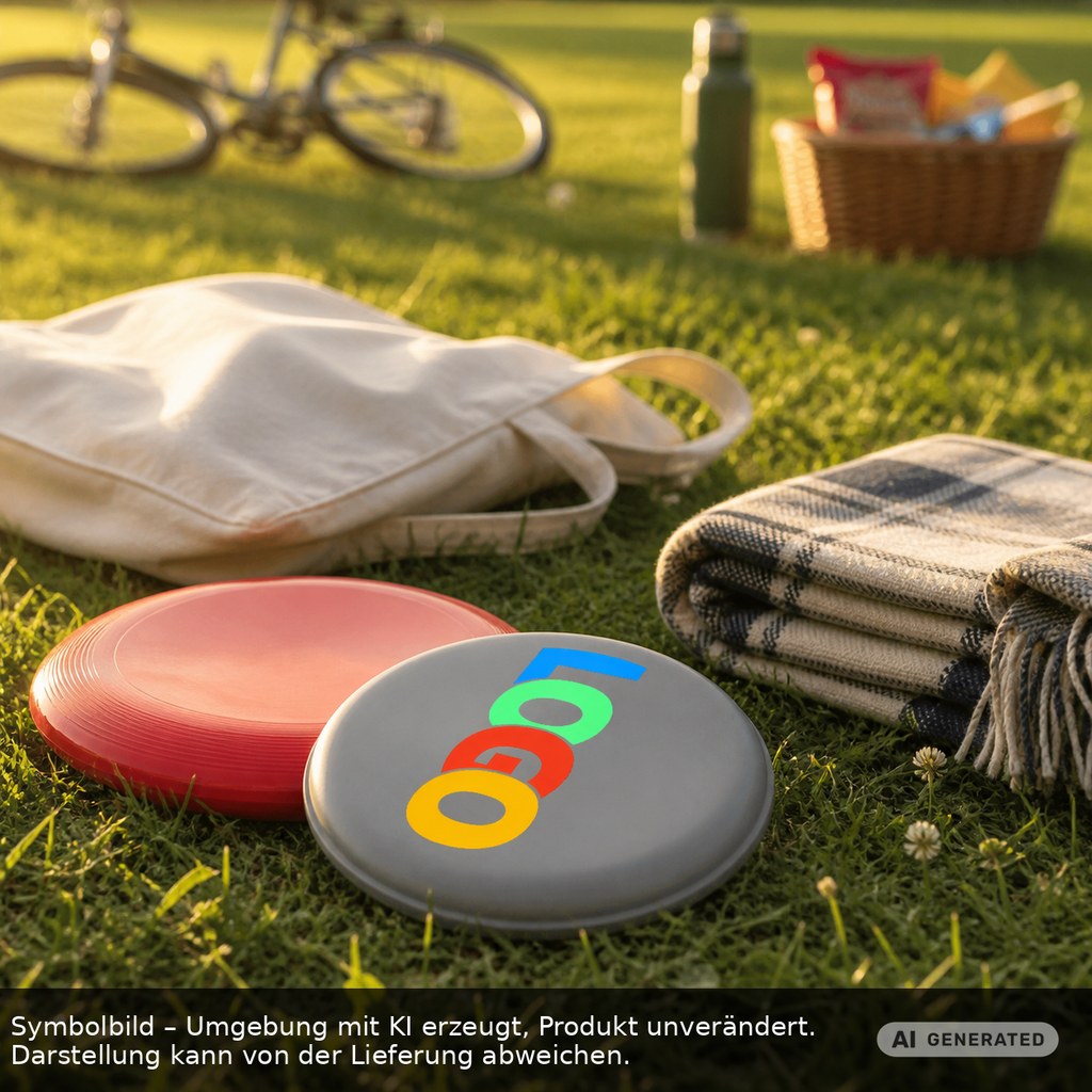 Wurfscheibe Recycling "Jupiter" als Werbeartikel mit Logo bedrucken