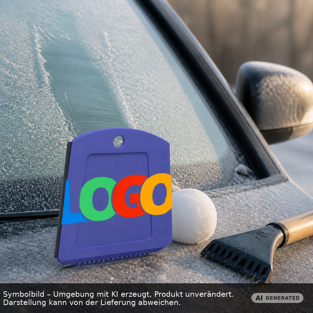 Eiskratzer Recycling "Alpha" als Werbeartikel mit Logo bedrucken