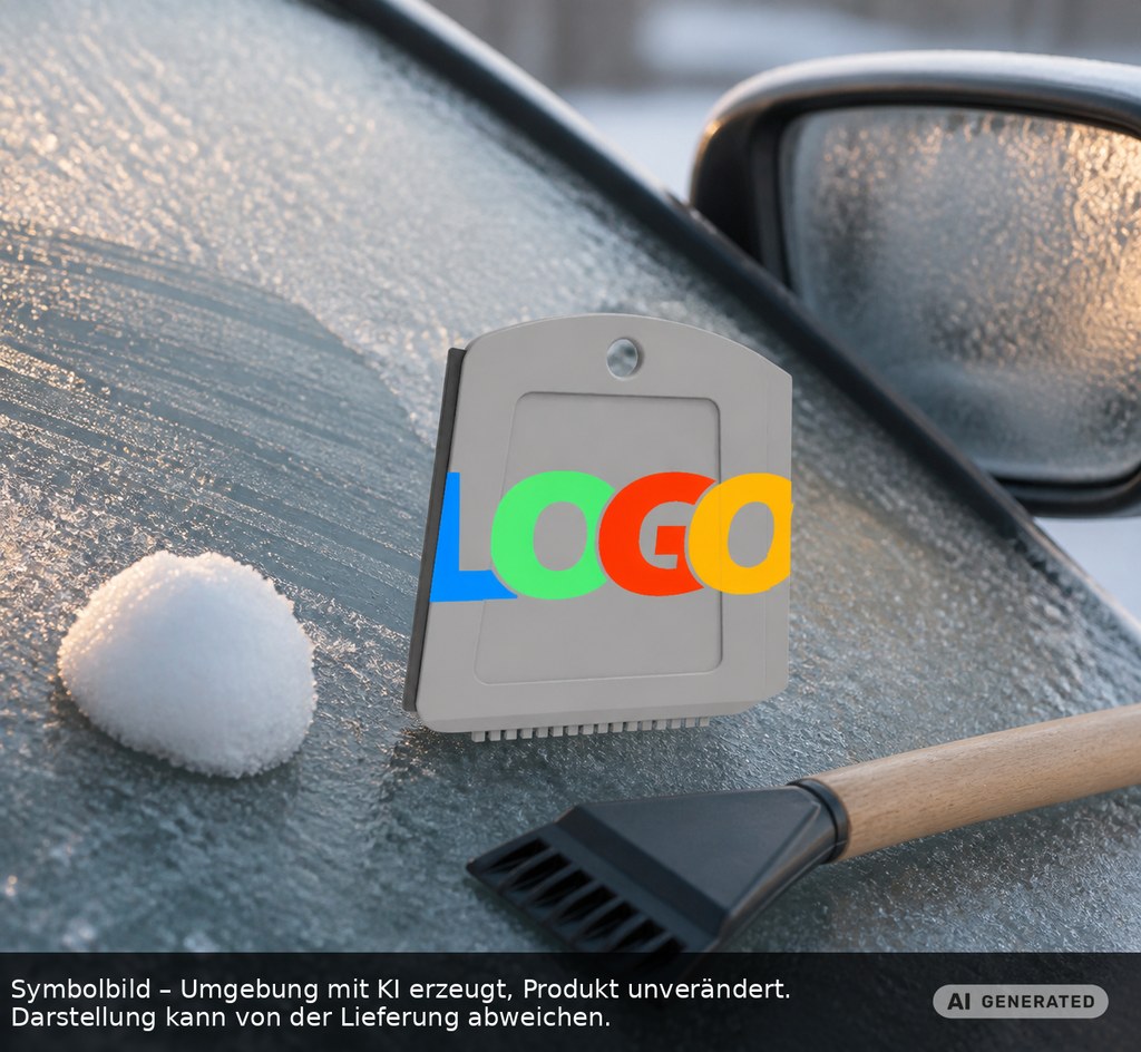 Eiskratzer Recycling "Alpha" als Werbeartikel mit Logo bedrucken