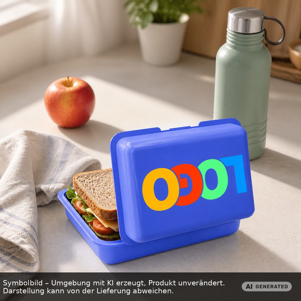 Brotdose/Butterdose als Werbeartikel mit Logo bedrucken