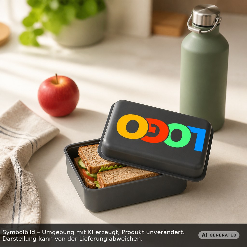 Brotdose/Butterdose als Werbeartikel mit Logo bedrucken