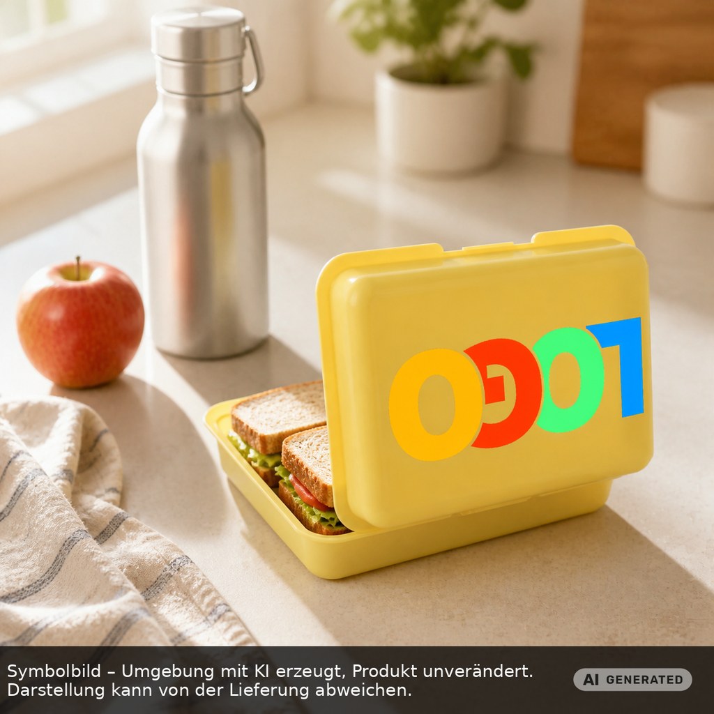 Brotdose/Butterdose als Werbeartikel mit Logo bedrucken