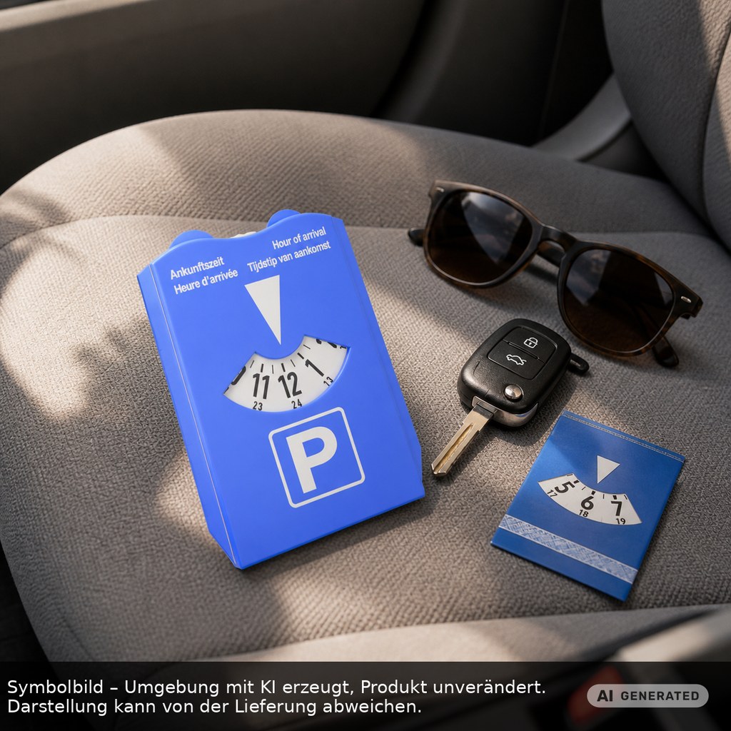 Parkscheibe "Alpha Duo" als Werbeartikel mit Logo bedrucken