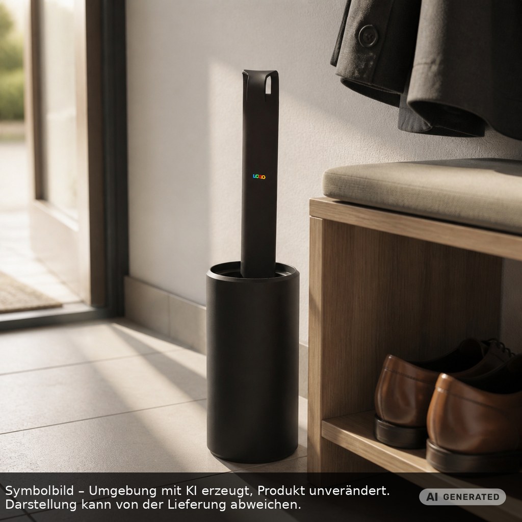 Schuhlöffel, lang als Werbeartikel mit Logo bedrucken