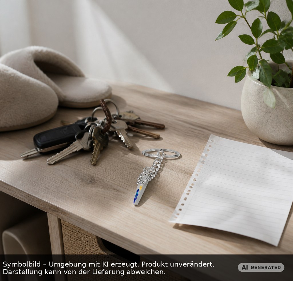 Chiphalter mit 1€-Chip "Alpha" als Werbeartikel mit Logo bedrucken