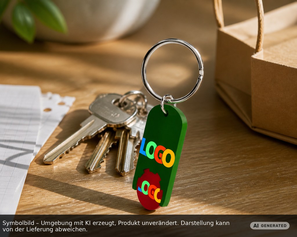 Chiphalter mit 1€-Chip "Alpha" als Werbeartikel mit Logo bedrucken