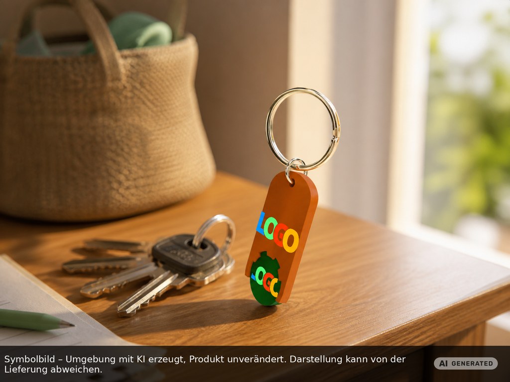 Chiphalter mit 1€-Chip "Alpha" als Werbeartikel mit Logo bedrucken