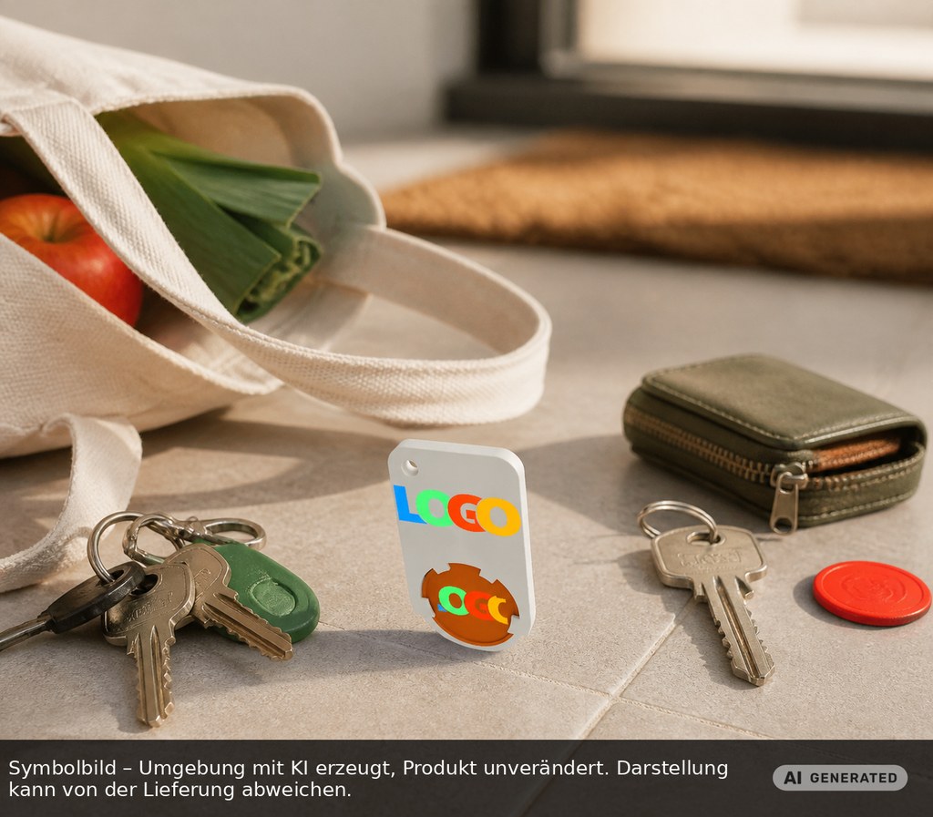 Chiphalter mit 1€-Chip "Beta" als Werbeartikel mit Logo bedrucken