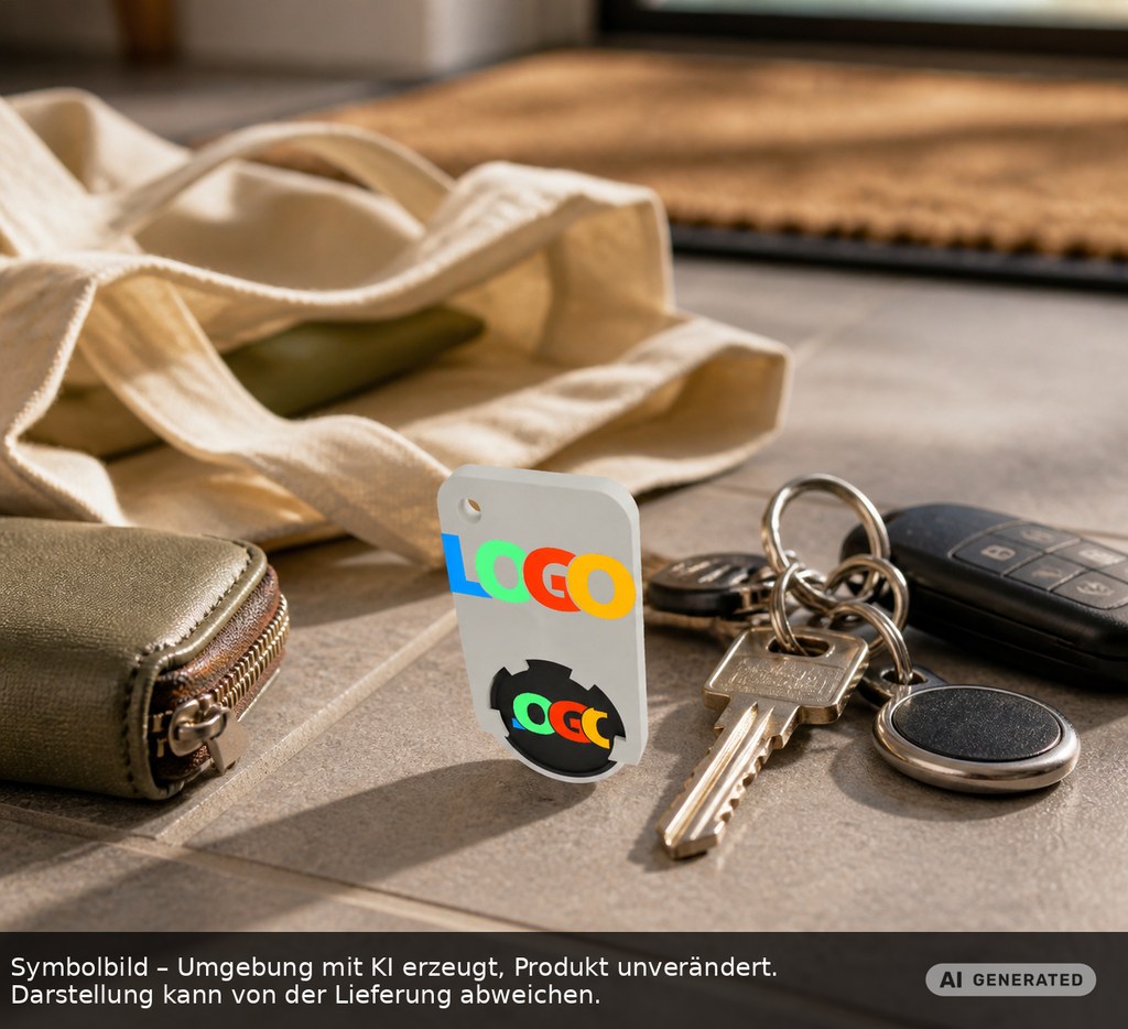 Chiphalter mit 1€-Chip "Beta" als Werbeartikel mit Logo bedrucken