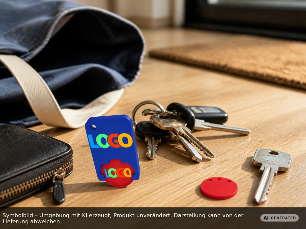 Chiphalter mit 1€-Chip "Beta" als Werbeartikel mit Logo bedrucken