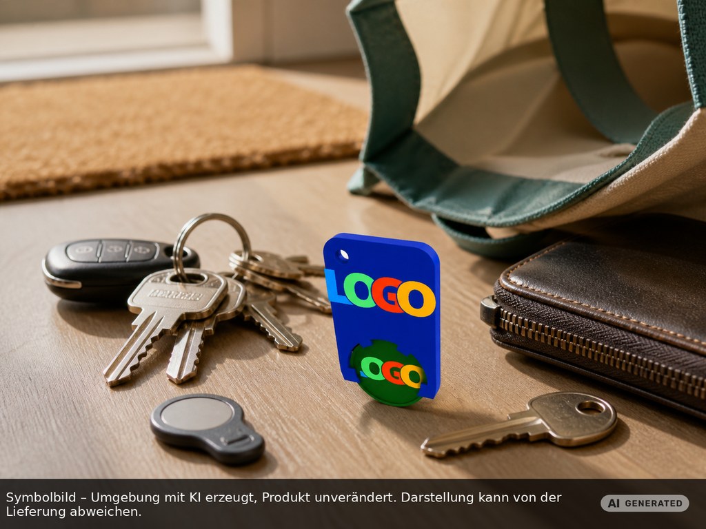 Chiphalter mit 1€-Chip "Beta" als Werbeartikel mit Logo bedrucken