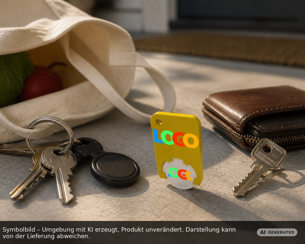 Chiphalter mit 1€-Chip "Beta" als Werbeartikel mit Logo bedrucken