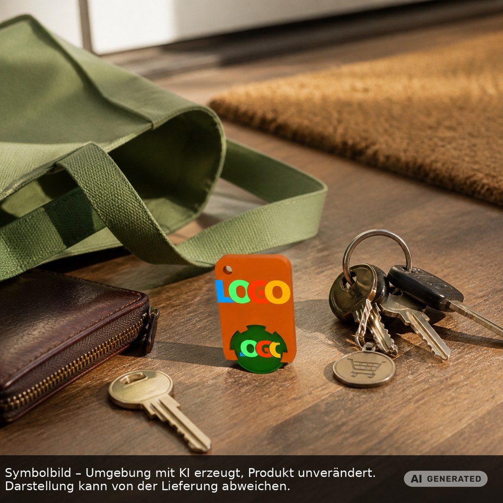 Chiphalter mit 1€-Chip "Beta" als Werbeartikel mit Logo bedrucken