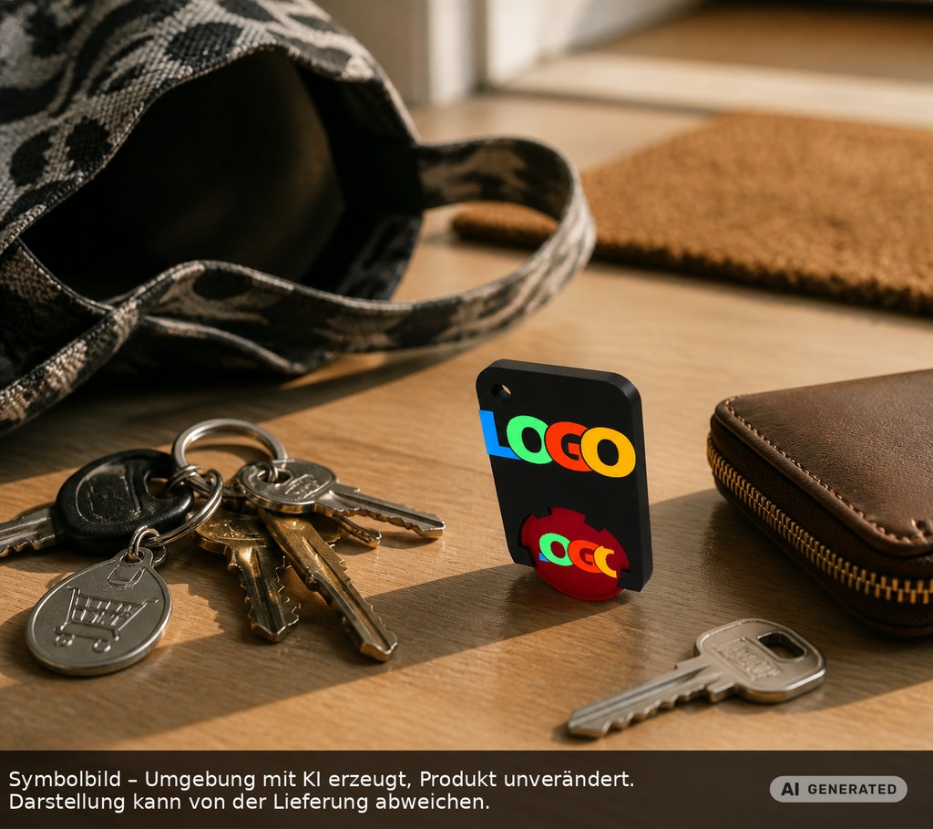 Chiphalter mit 1€-Chip "Beta" als Werbeartikel mit Logo bedrucken