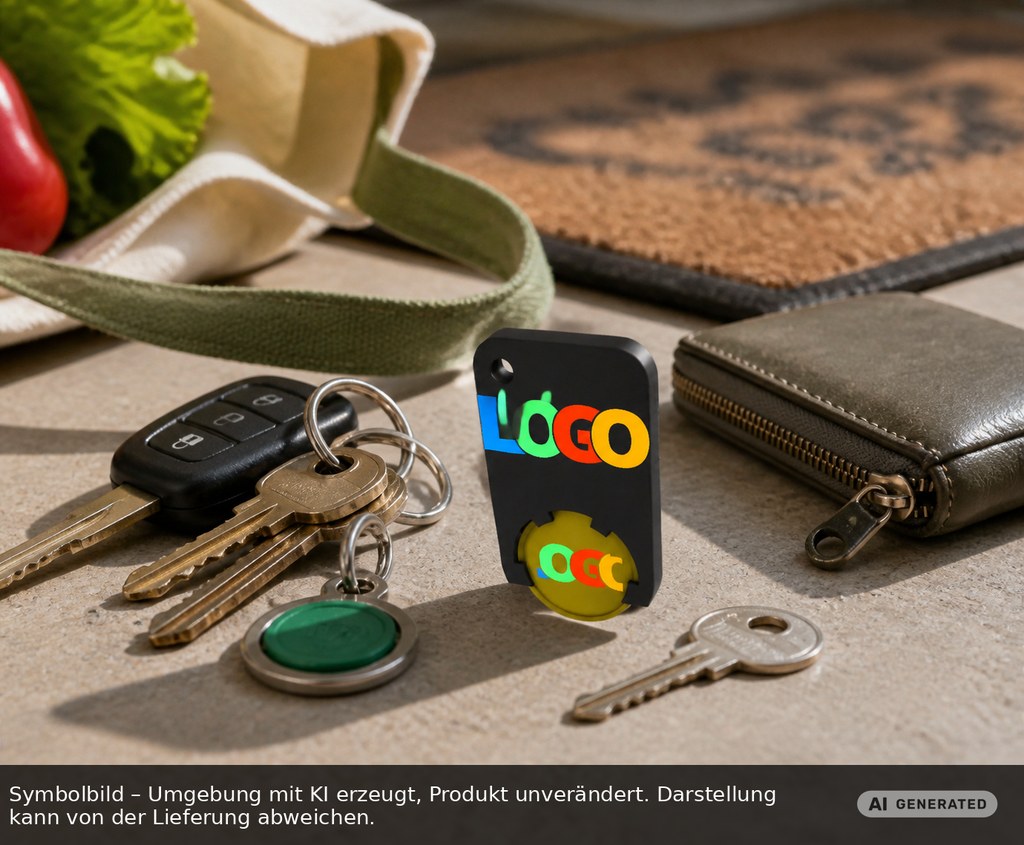 Chiphalter mit 1€-Chip "Beta" als Werbeartikel mit Logo bedrucken