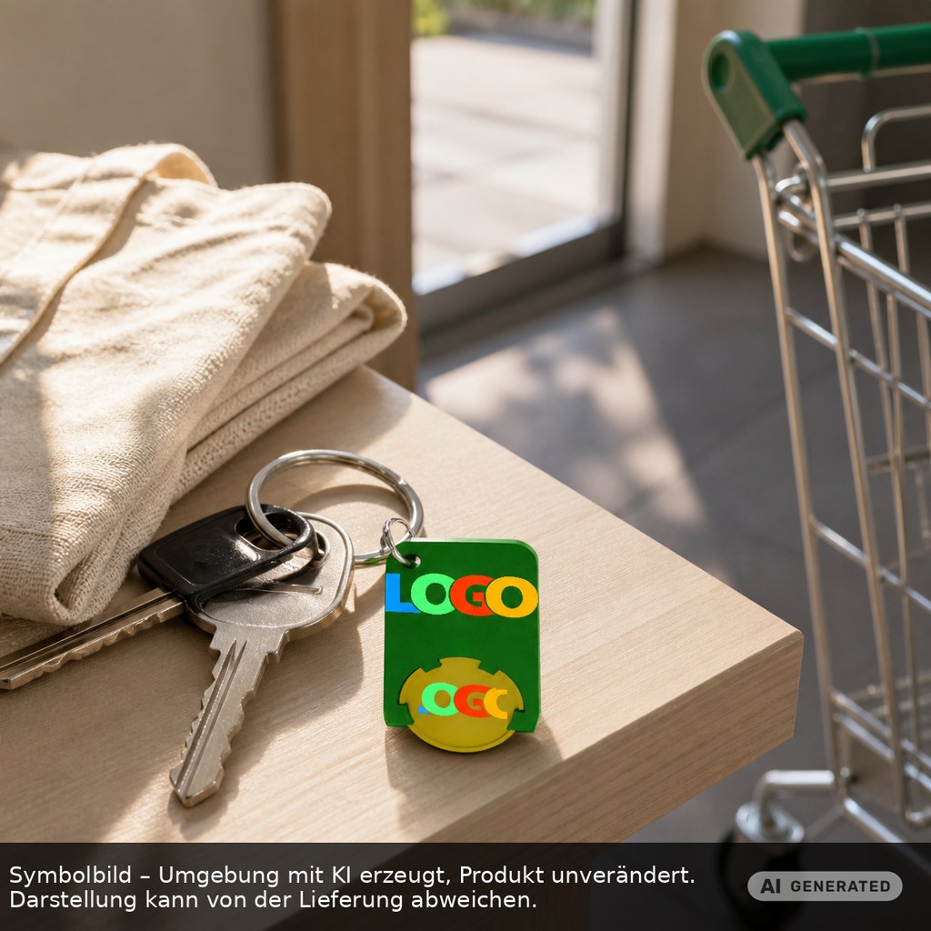 Chiphalter mit 1€-Chip "Beta" als Werbeartikel mit Logo bedrucken