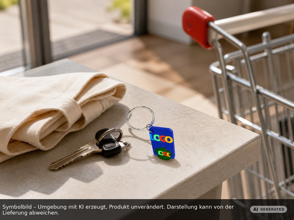 Chiphalter mit 1€-Chip "Beta" als Werbeartikel mit Logo bedrucken