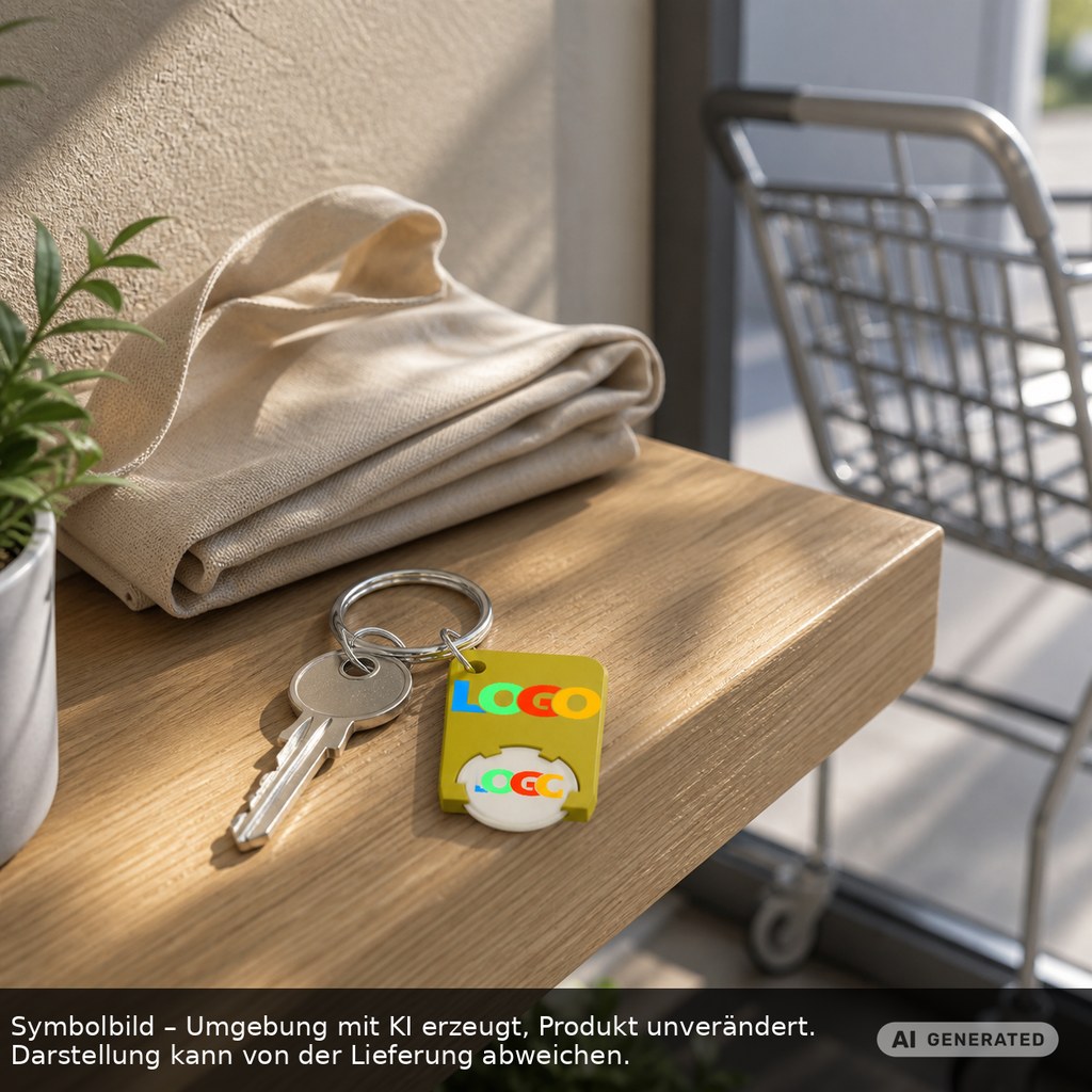 Chiphalter mit 1€-Chip "Beta" als Werbeartikel mit Logo bedrucken