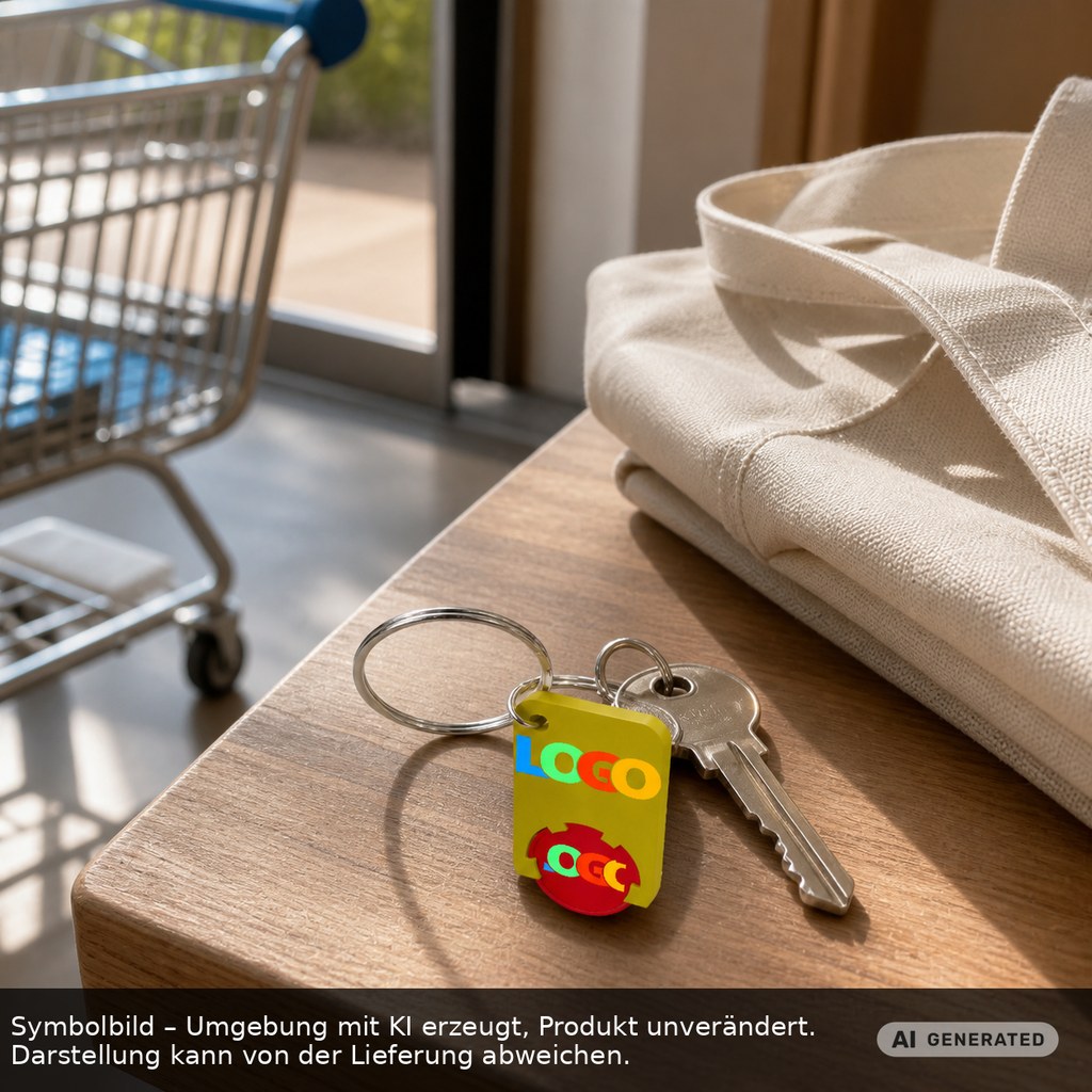Chiphalter mit 1€-Chip "Beta" als Werbeartikel mit Logo bedrucken