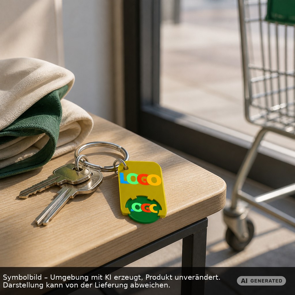 Chiphalter mit 1€-Chip "Beta" als Werbeartikel mit Logo bedrucken