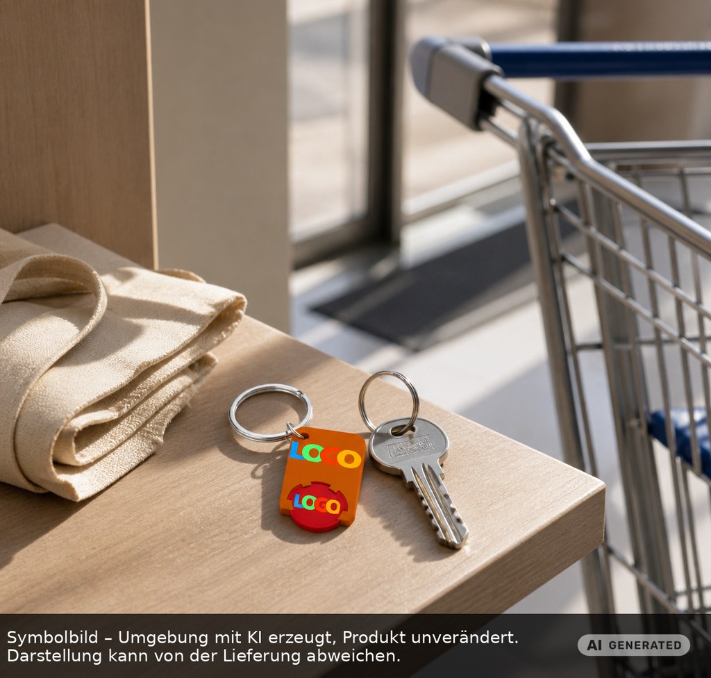 Chiphalter mit 1€-Chip "Beta" als Werbeartikel mit Logo bedrucken