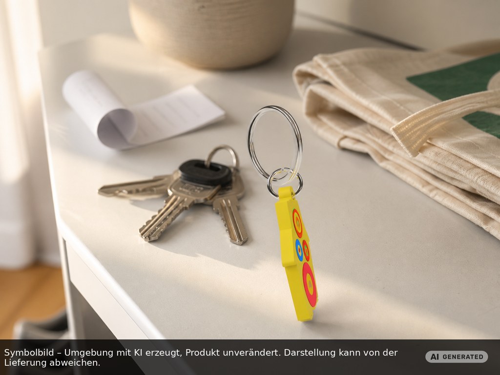 Chiphalter mit 1€-Chip "Haus" als Werbeartikel mit Logo bedrucken