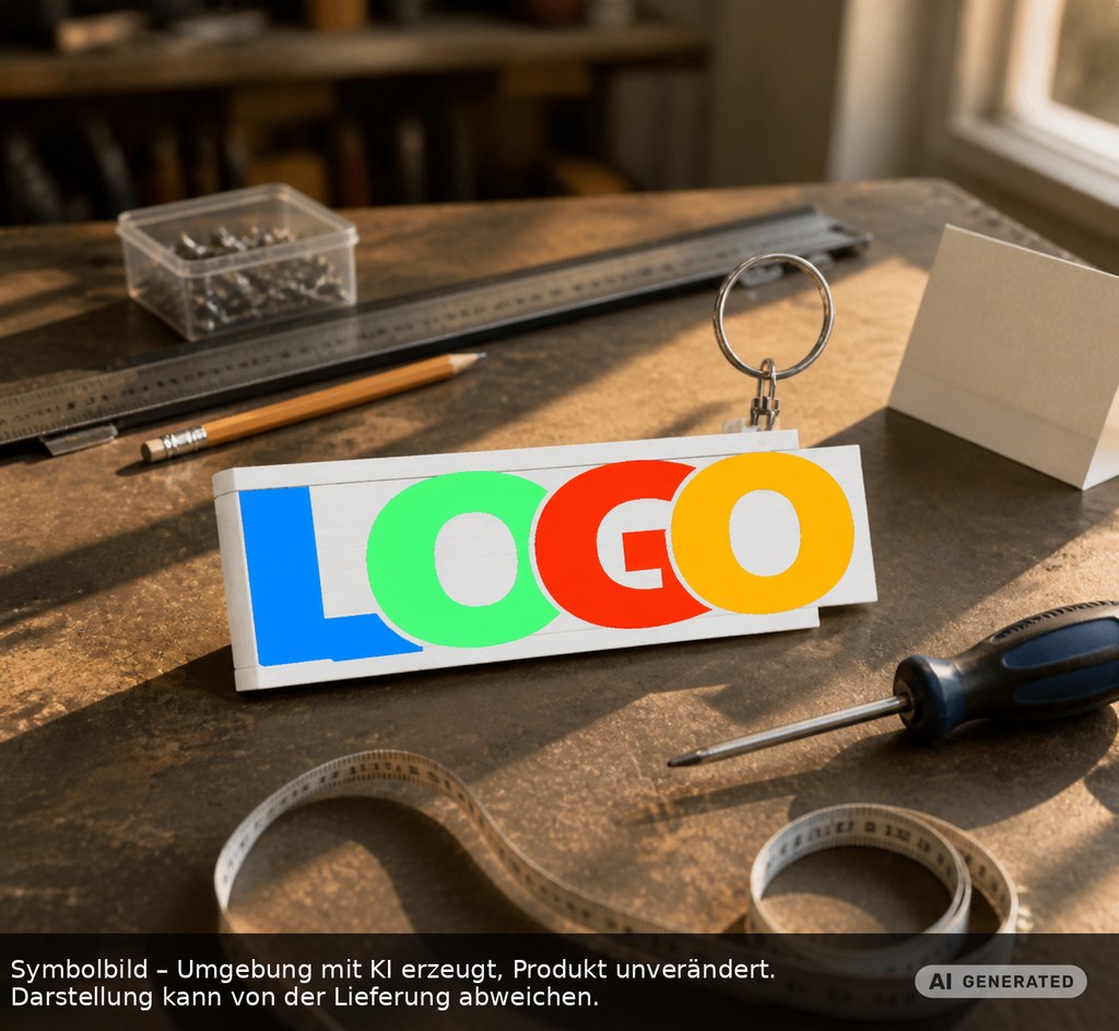 Zollstock Kunststoff, mini als Werbeartikel mit Logo bedrucken