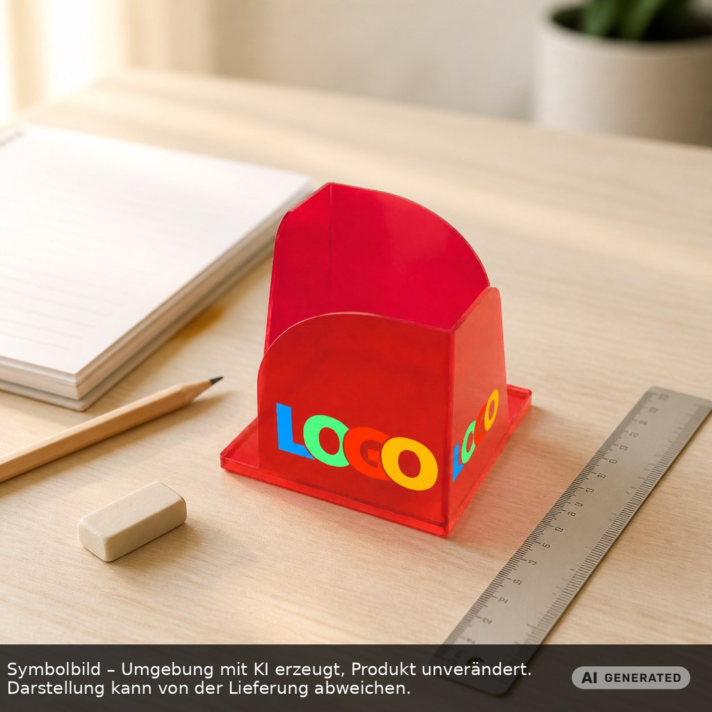 Zettelbox "Gamma" als Werbeartikel mit Logo bedrucken