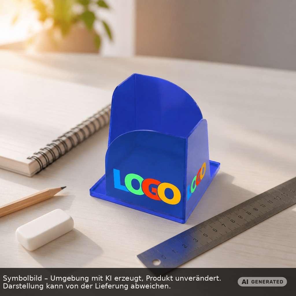 Zettelbox "Gamma" als Werbeartikel mit Logo bedrucken