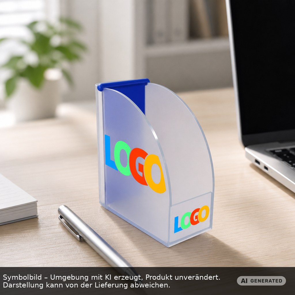 Zettelbox mit Köcher "Design" als Werbeartikel mit Logo bedrucken