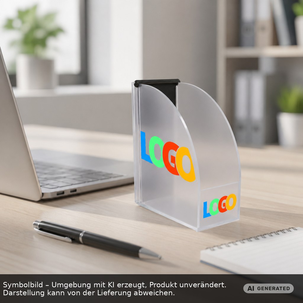 Zettelbox mit Köcher "Design" als Werbeartikel mit Logo bedrucken