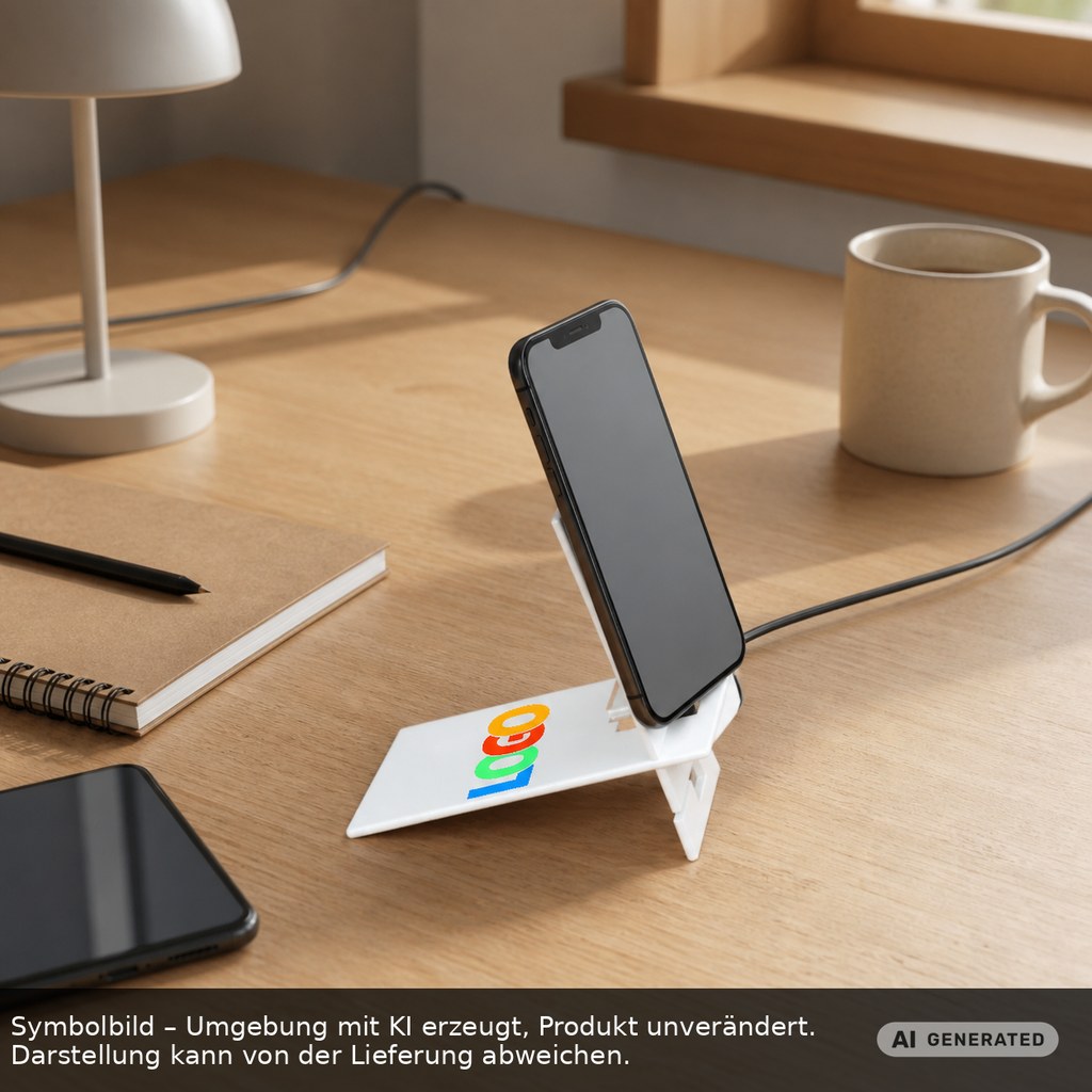 Smartphonehalter als Werbeartikel mit Logo bedrucken