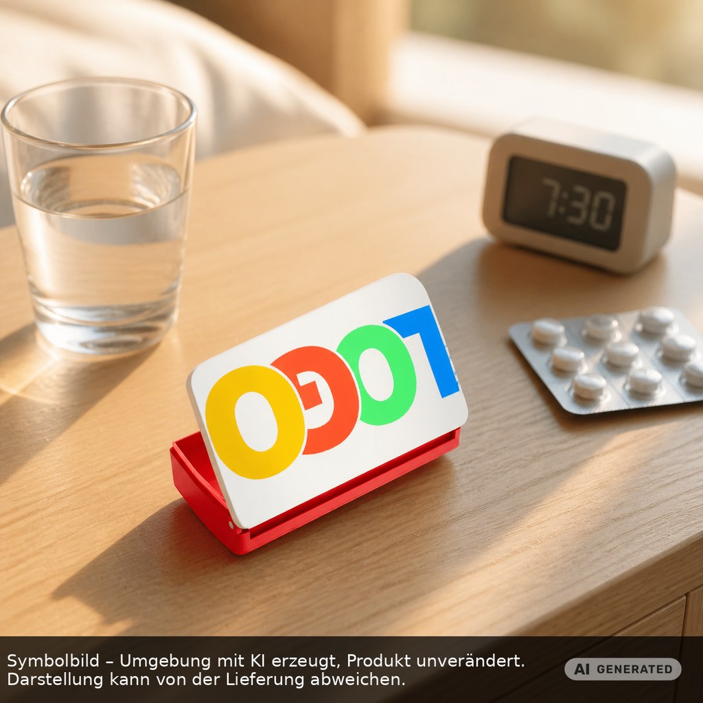 Pillendose "Alpha" als Werbeartikel mit Logo bedrucken