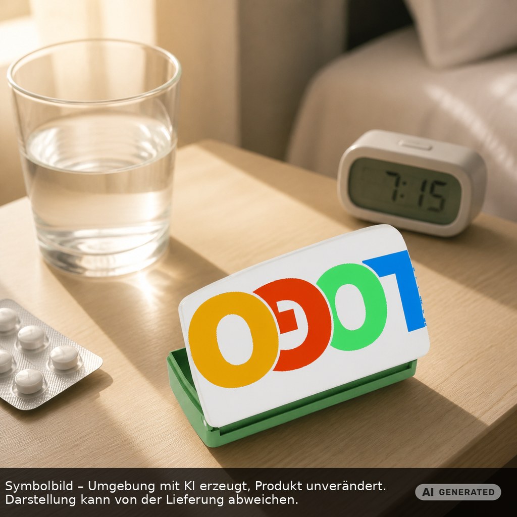 Pillendose "Alpha" als Werbeartikel mit Logo bedrucken